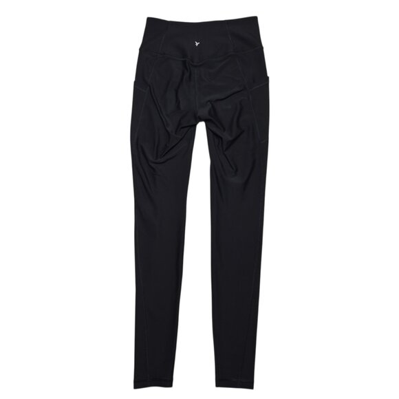 Old Navy Leggings Womens Small Black Active Powersoft High Rise Go Dry Pockets - Picture 8 of 12
